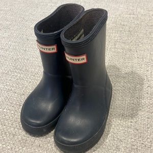 Toddler HUNTER rain boots sz 6 Navy